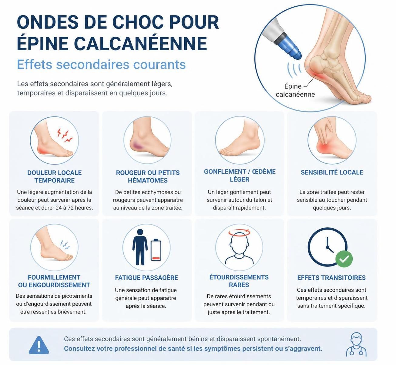découvrez comment la thérapie par onde de choc soulage efficacement l’épine calcanéenne en réduisant la douleur et en favorisant la guérison rapide.
