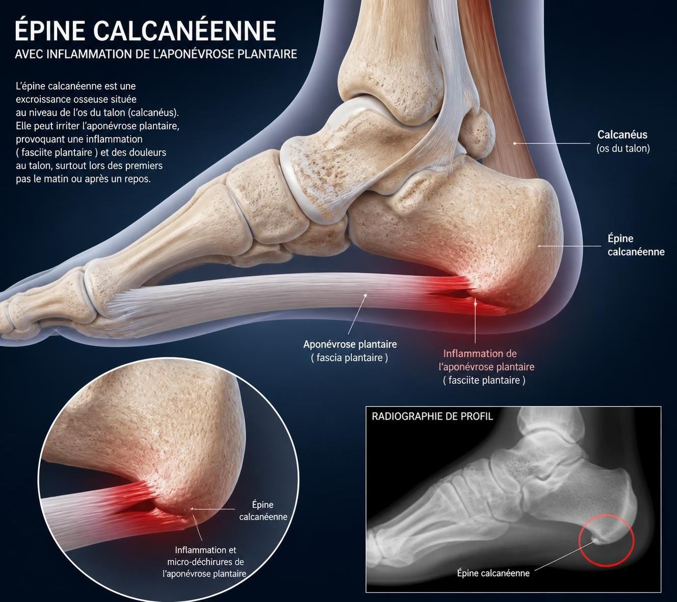 découvrez comment l’onde de choc améliore le traitement de l’épine calcanéenne en soulageant la douleur et en favorisant la guérison rapide.
