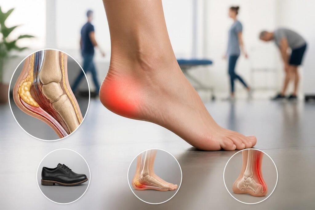 découvrez les causes, symptômes et solutions efficaces pour soulager la douleur au talon du pied et retrouver votre confort au quotidien.