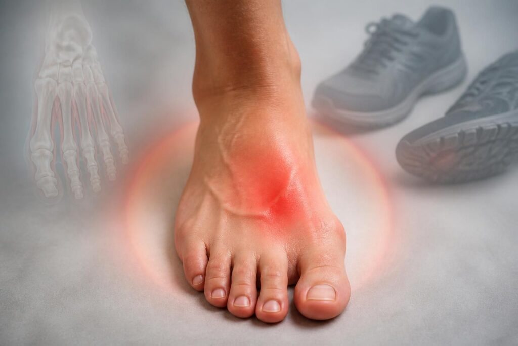 découvrez les causes courantes de la douleur au dessus du pied au repos, ses symptômes caractéristiques et des solutions efficaces pour soulager votre inconfort rapidement.
