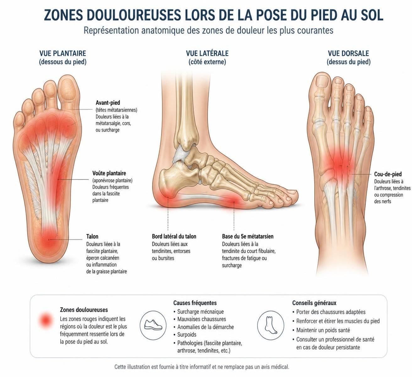 découvrez les principales causes de la douleur lorsque vous posez le pied par terre et explorez des solutions efficaces pour soulager cet inconfort au quotidien.