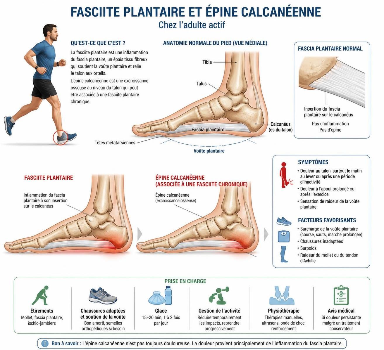 découvrez les causes courantes de la douleur sous le talon, identifiez les symptômes associés et explorez des solutions efficaces pour soulager et prévenir cette gêne.