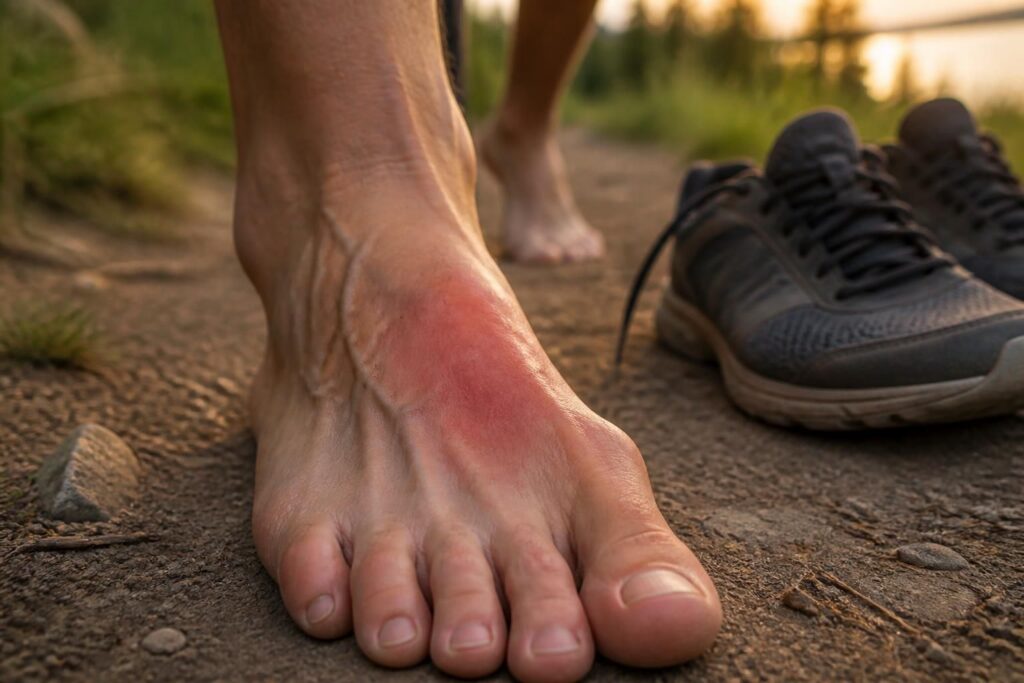 découvrez les causes courantes de la douleur sur le dessus du pied lors de la marche et explorez des solutions efficaces pour soulager cette gêne et retrouver votre confort.