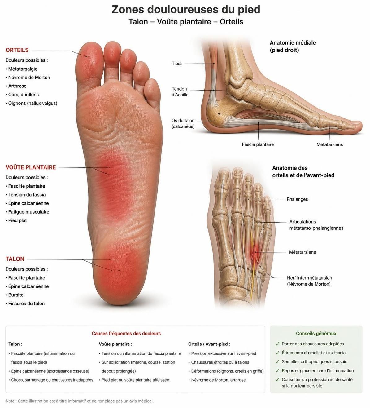 découvrez les principales causes de la douleur aux pieds et apprenez des méthodes efficaces pour soulager les tensions et retrouver votre confort au quotidien.