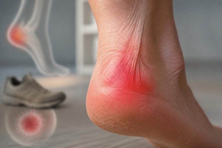 découvrez les causes, symptômes et solutions efficaces pour soulager la douleur au talon arrière et retrouver votre confort de marche.
