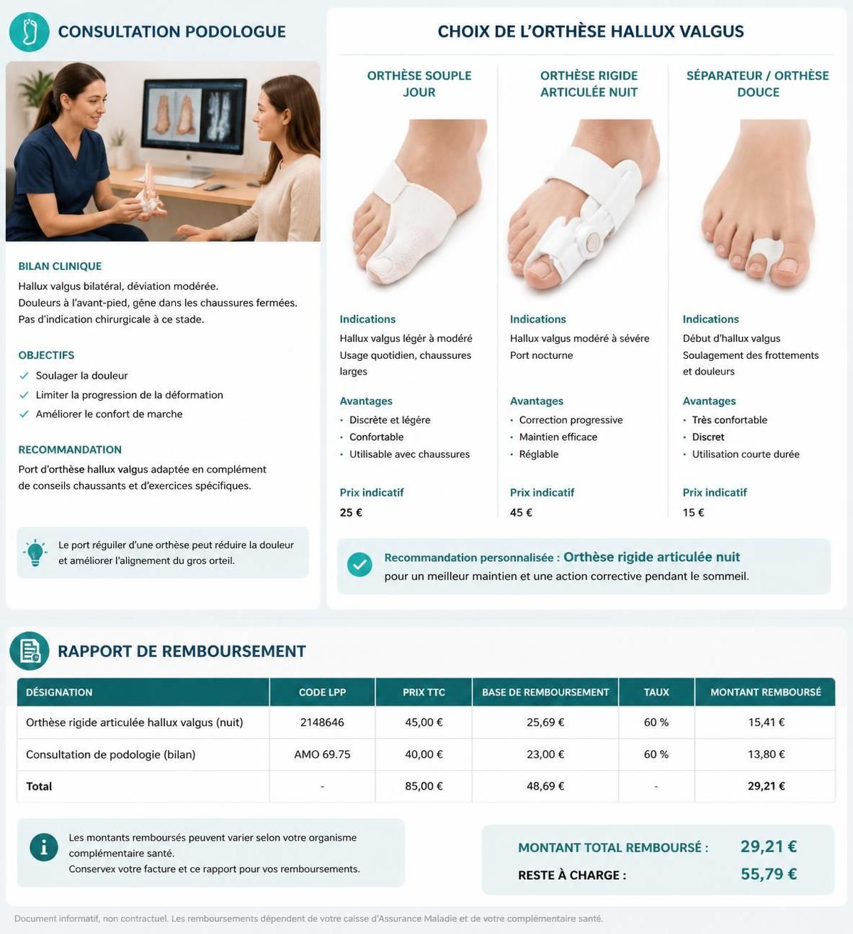 découvrez le montant du remboursement pour une orthèse hallux valgus en 2026, les conditions à remplir et les démarches à suivre pour bénéficier d'une prise en charge optimale.