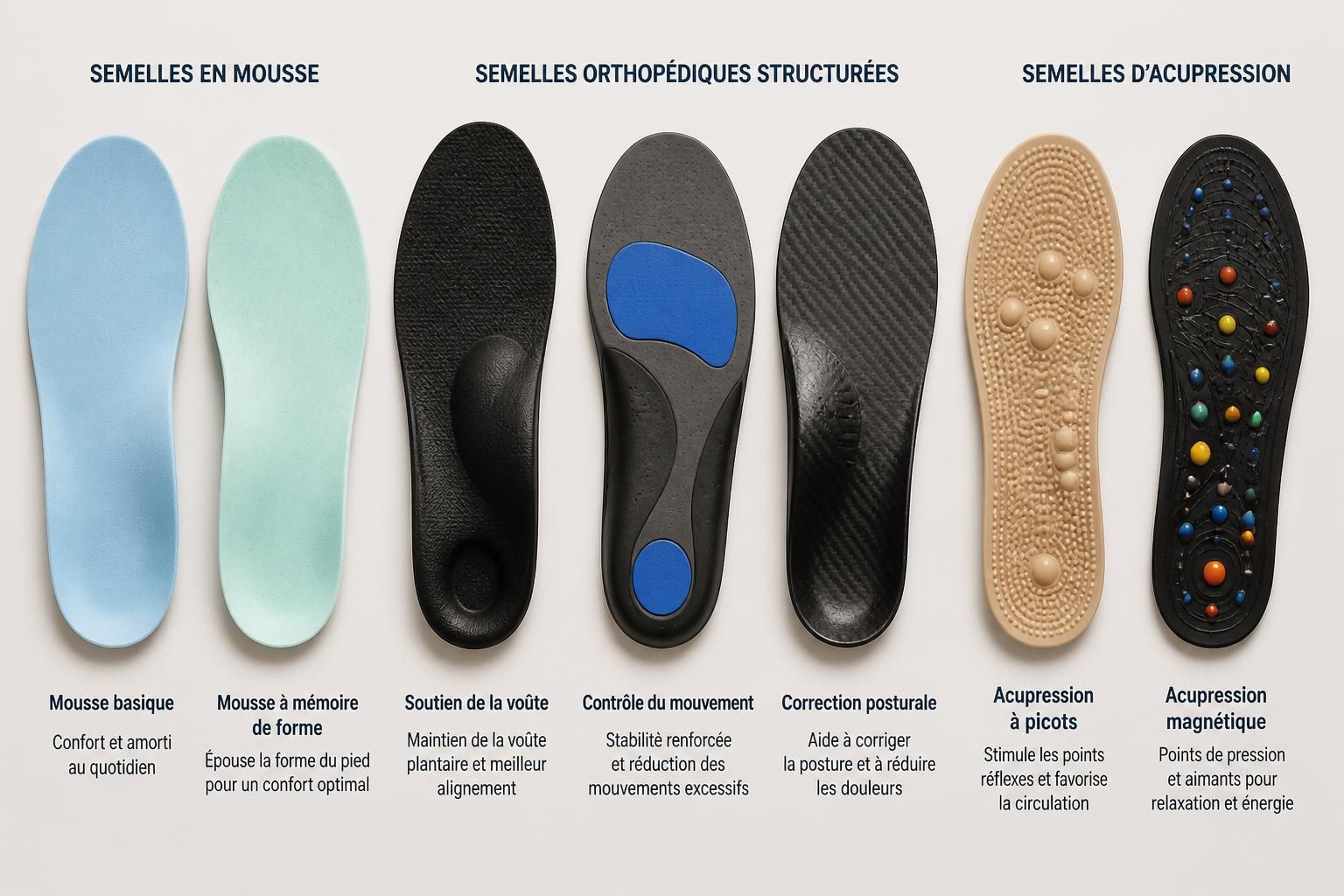découvrez comment choisir les meilleures semelles pour pieds creux afin d'améliorer votre confort et soutenir efficacement votre voûte plantaire au quotidien.