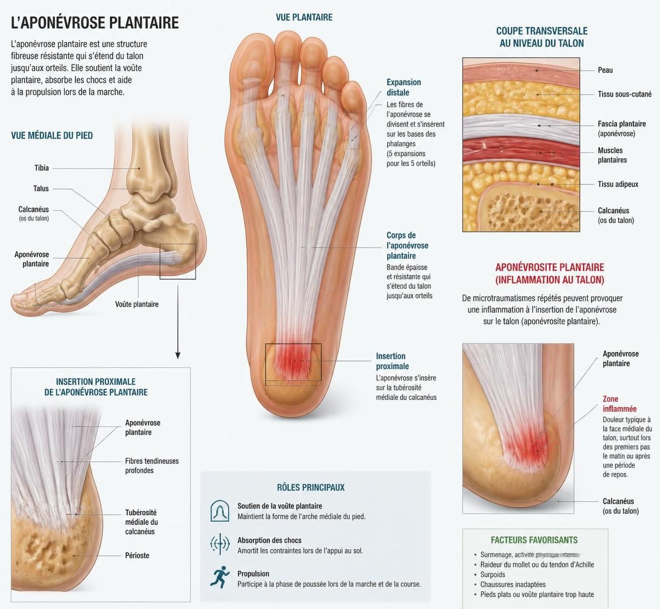 découvrez tout ce qu’il faut savoir sur le temps de guérison de l’aponévrosite plantaire, ses causes, symptômes et conseils pour un rétablissement optimal.
