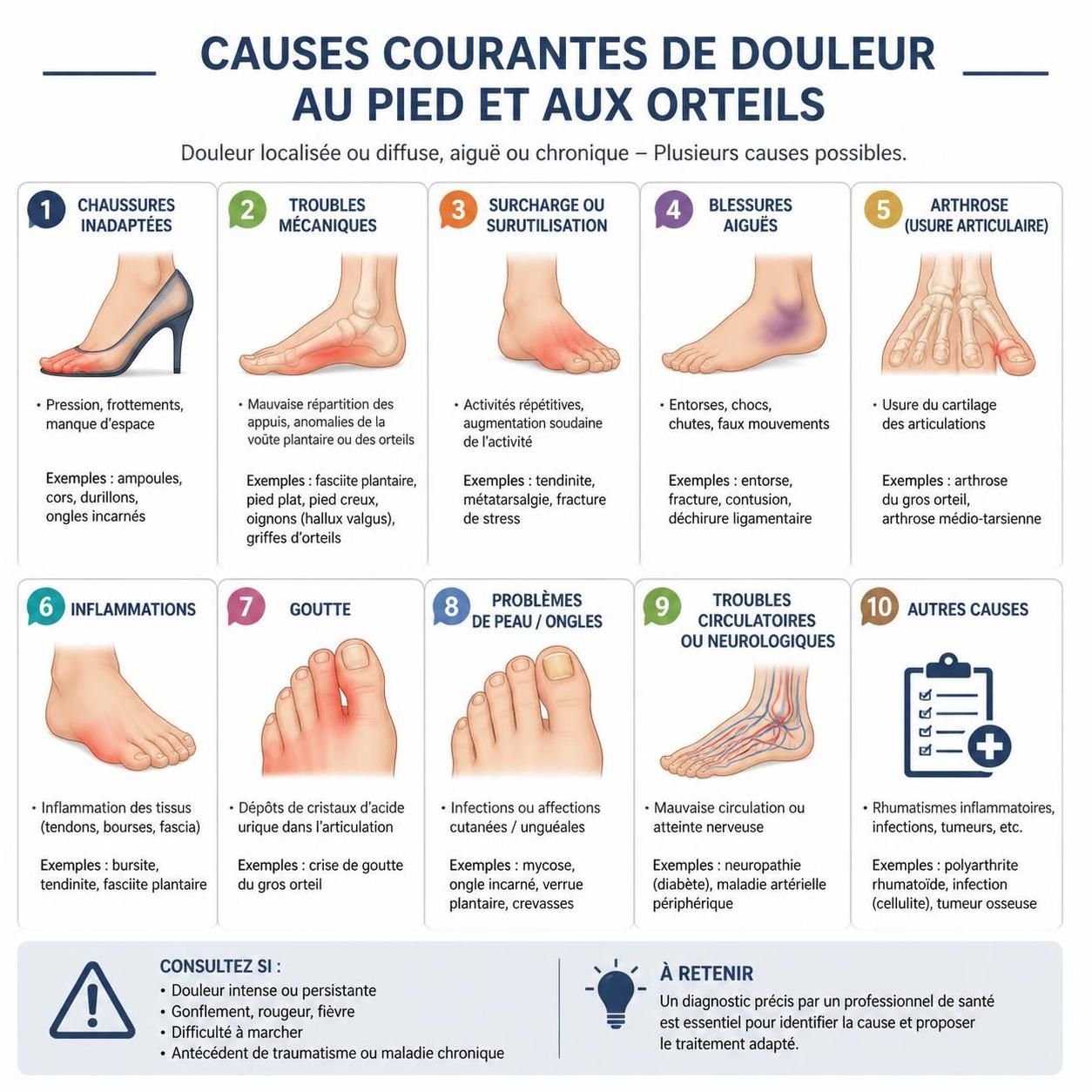 découvrez des méthodes efficaces pour soulager rapidement la douleur au pied et aux orteils, améliorer votre confort et prévenir les gênes au quotidien.