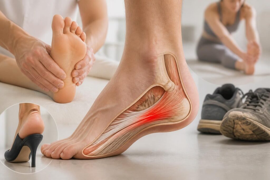 découvrez tout sur l’aponévrosite plantaire : symptômes, causes et traitements efficaces pour soulager la douleur et retrouver un confort optimal.