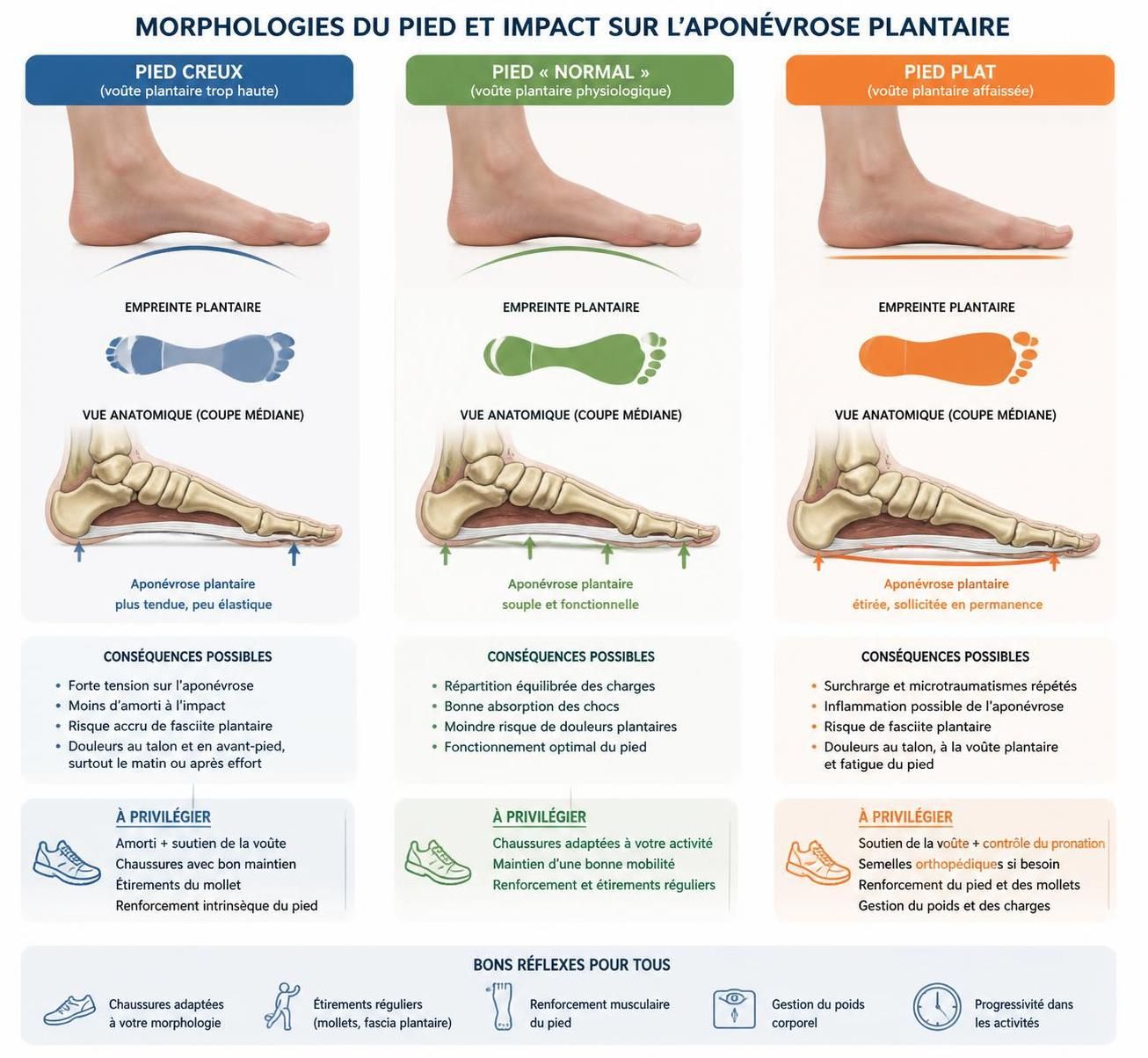 découvrez ce qu'est l’aponévrosite plantaire, ses principaux symptômes, ses causes et les traitements efficaces pour soulager la douleur et retrouver votre mobilité.