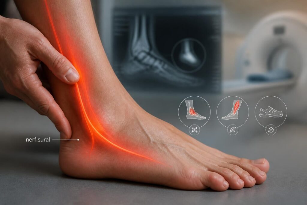 découvrez les causes, symptômes et traitements efficaces de la douleur du nerf sural au pied pour mieux comprendre et soulager cet inconfort.