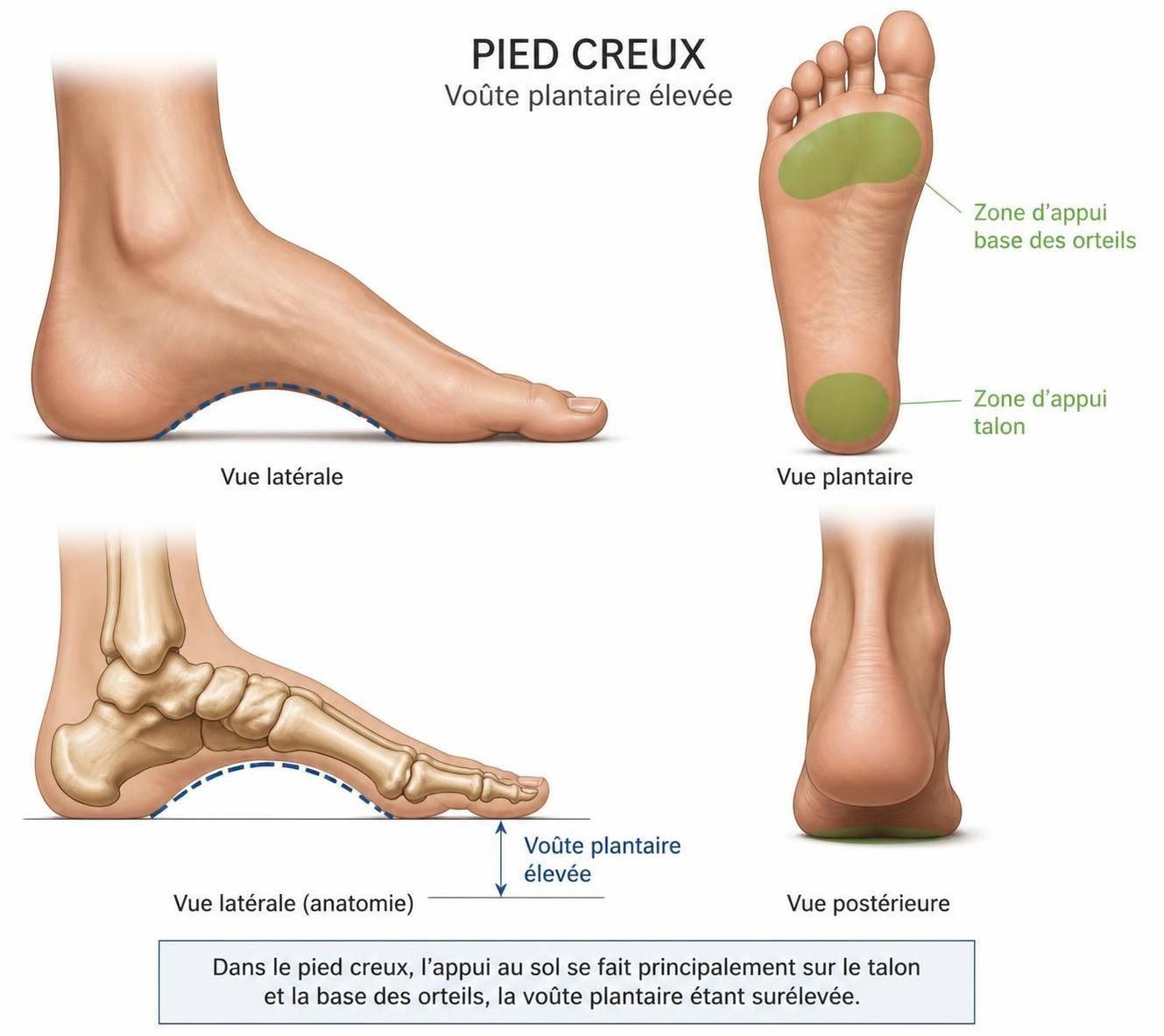 découvrez les causes du pied creux semelle et les solutions efficaces pour soulager et corriger cette condition. guide complet pour mieux comprendre et agir.