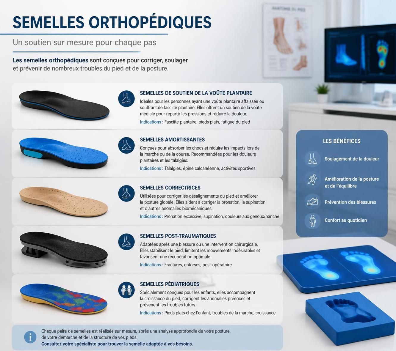 découvrez pourquoi choisir une semelle orthopédique peut améliorer votre confort quotidien, soulager vos douleurs et optimiser votre posture pour une meilleure qualité de vie.