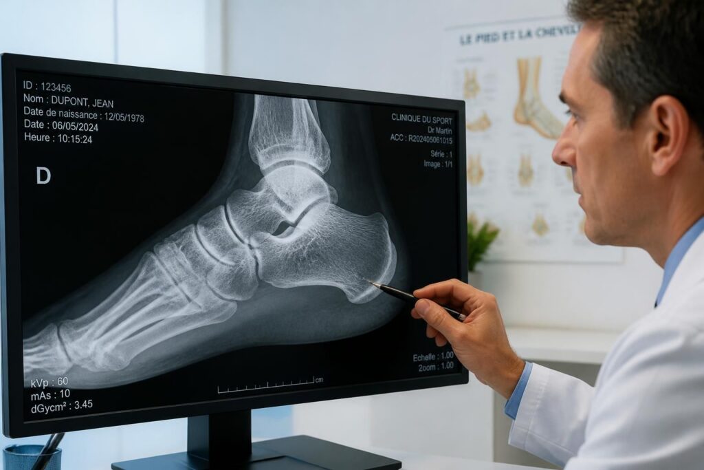 découvrez comment interpréter les résultats d'une radio d'épine calcanéenne pour un diagnostic précis et adapté afin de soulager efficacement la douleur au talon.