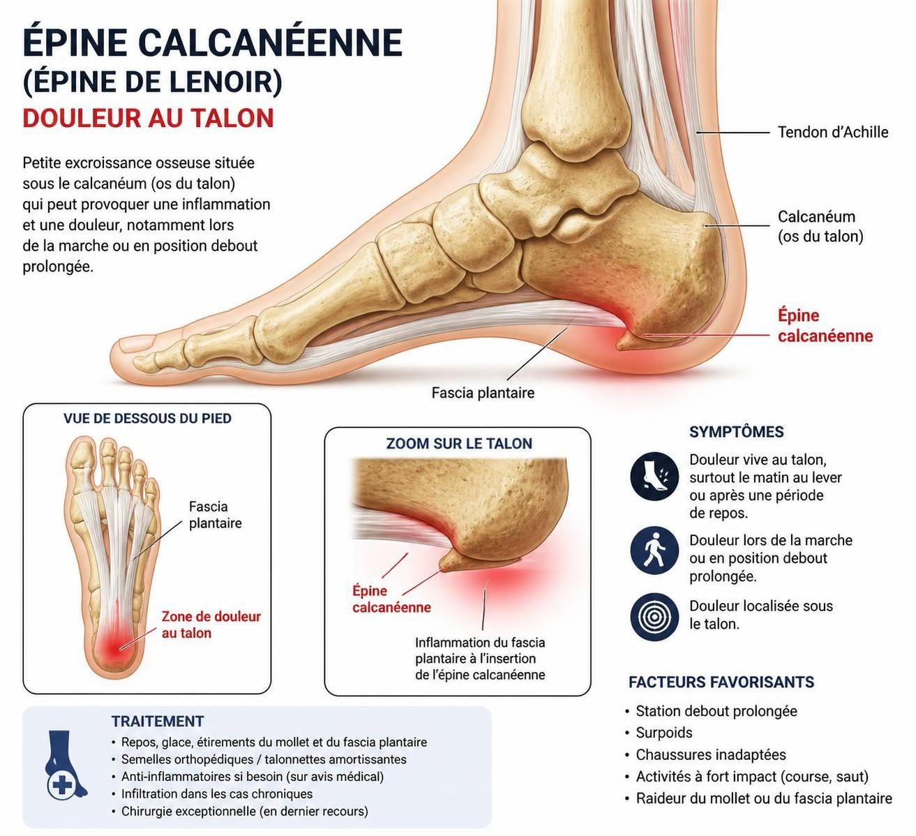 découvrez comment l'ostéopathie peut aider à soulager l'épine calcanéenne en réduisant la douleur et en améliorant la mobilité grâce à des techniques naturelles et ciblées.